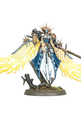 Dit is een afbeelding van het miniatuur Tornus The Redeemed - Stormcast Eternals voor het spel Warhammer, te koop bij Tabletop Miniature Wargames spellenwinkel Speldorado in delft