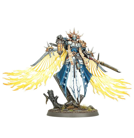 Dit is een afbeelding van het miniatuur Tornus The Redeemed - Stormcast Eternals voor het spel Warhammer, te koop bij Tabletop Miniature Wargames spellenwinkel Speldorado in delft