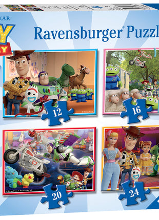 Ravensburger puzzel "Spelende dino's - 2x24 stukjes" - 2x24 stukjes