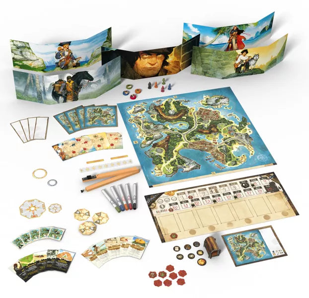 Dit is een foto van het spel Treasure Island EN te koop bij Speldorado Spellenwinkel Delft