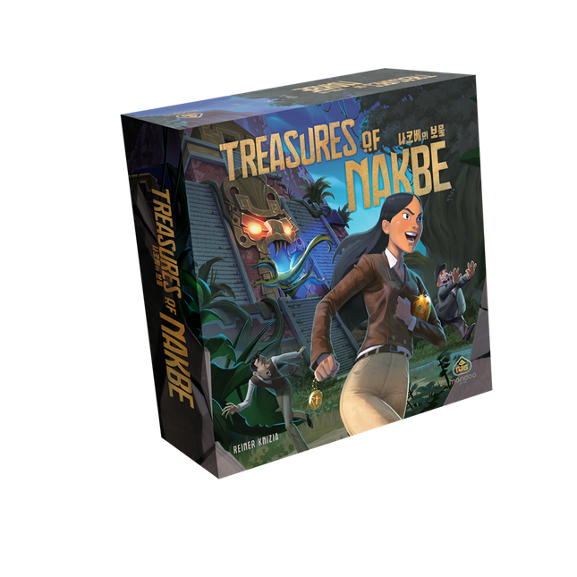 Dit is een foto van het spel Treasures of Nakbe te koop bij Speldorado Spellenwinkel Delft