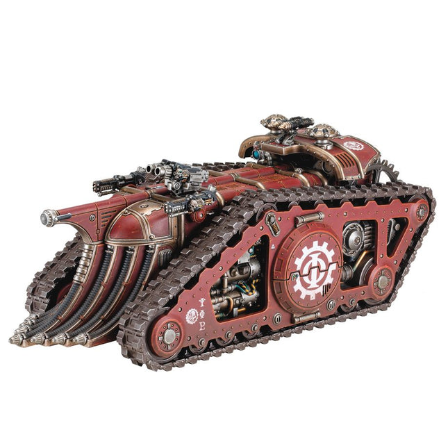 Dit is een foto van het spel Triaros Armoured Conveyor - Mechanicum te koop bij Speldorado Spellenwinkel Delft