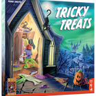 Spelbord en componenten van Tricky Treats – Halloween thema bordspel