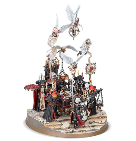 Dit is een afbeelding van het miniatuur The Triumph Of Saint Katherine - Adepta Sororitas voor het spel Warhammer, te koop bij Tabletop Miniature Wargames spellenwinkel Speldorado in delft