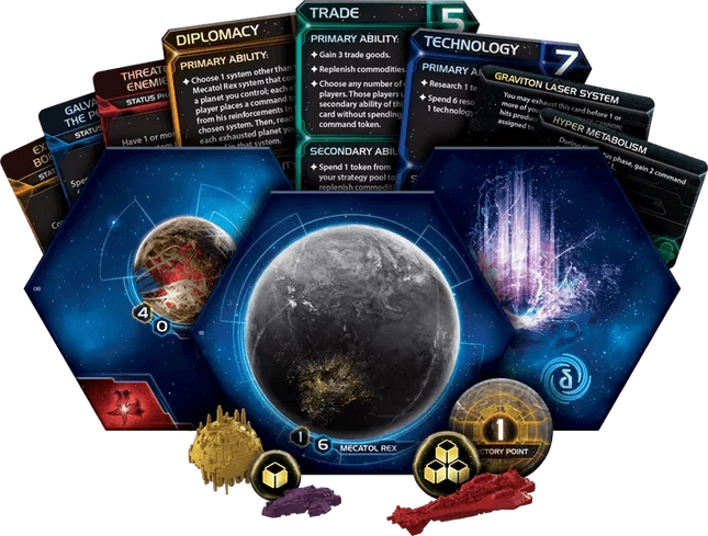 Dit is een foto van het spel Twilight Imperium 4th Edition EN te koop bij Speldorado Spellenwinkel Delft