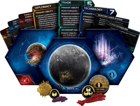 Dit is een foto van het spel Twilight Imperium 4th Edition EN te koop bij Speldorado Spellenwinkel Delft