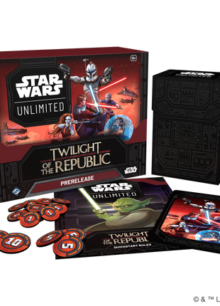 Star Wars Unlimited Twilight of the Republic Pre release– set Twilight of the Republic - Box