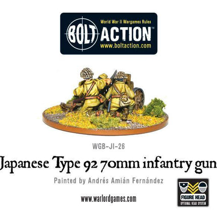Dit is een foto van het spel Japanese Type 92 70mm Infantry Gun te koop bij Speldorado Spellenwinkel Delft