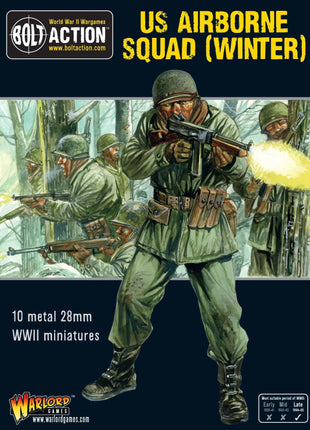 US Airborne Squad (Winter) voor Bolt Action - amerikanen infantry schaal 1:58 miniatuur