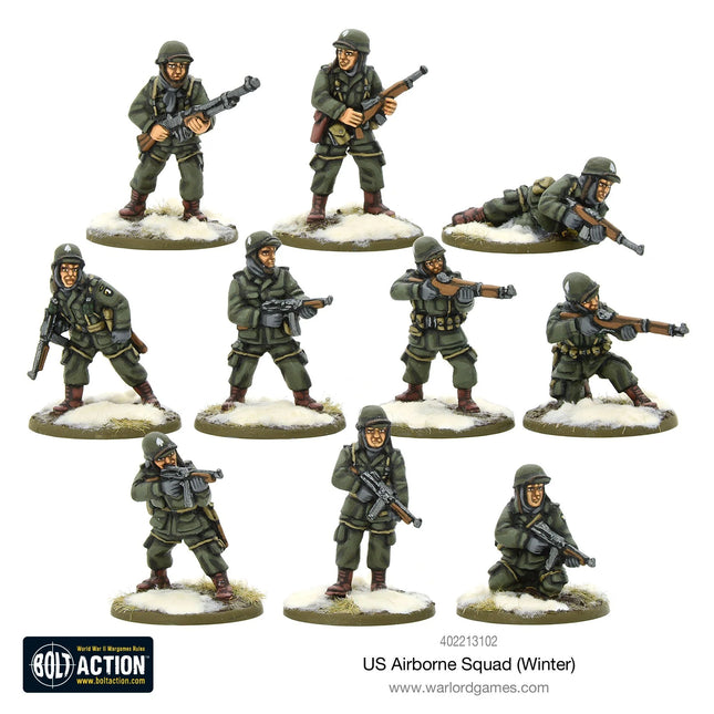 Dit is een foto van het spel US Airborne Squad (Winter) te koop bij Speldorado Spellenwinkel Delft