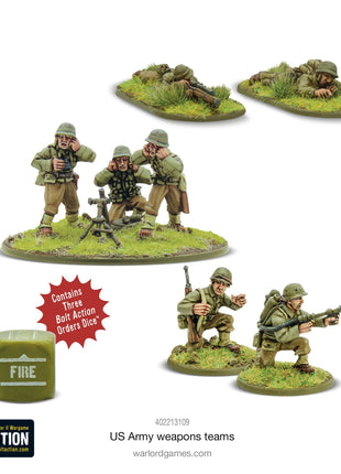 Dit is een foto van het spel US Army Weapons Teams te koop bij Speldorado Spellenwinkel Delft