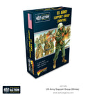 US Army (Winter) Support Group (HQ, Mortar & MMG) voor Bolt Action - amerikanen infantry schaal 1:58 miniatuur