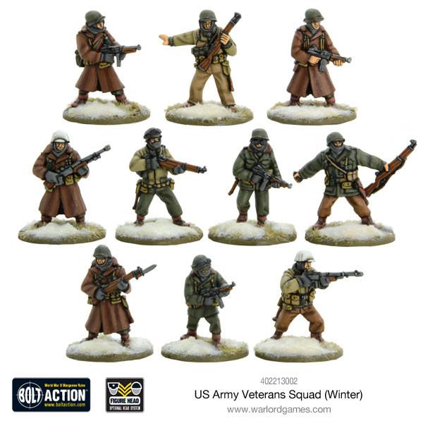 Dit is een foto van het spel US Army Veterans Squad (Winter) te koop bij Speldorado Spellenwinkel Delft
