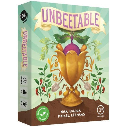 Dit is een foto van het spel Unbeetable - NL - EN te koop bij Speldorado Spellenwinkel Delft