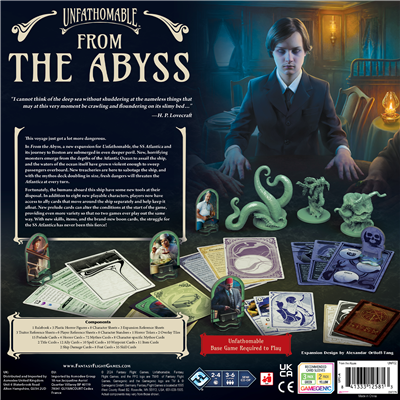 Dit is een foto van het spel Unfathomable From The Abyss Expansion te koop bij Speldorado Spellenwinkel Delft