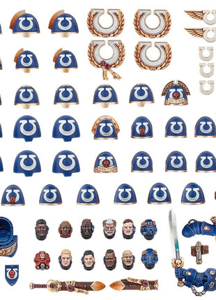 Dit is een afbeelding van het miniatuur Upgrades - Ultra Marines voor het spel Warhammer, te koop bij Tabletop Miniature Wargames spellenwinkel Speldorado in delft