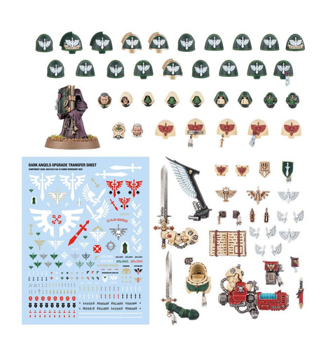 Dit is een afbeelding van het miniatuur Upgrades And Transfers - Dark Angels voor het spel Warhammer, te koop bij Tabletop Miniature Wargames spellenwinkel Speldorado in delft