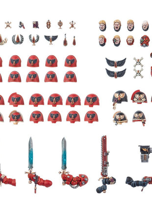 Dit is een afbeelding van het miniatuur Upgrades & Transfers - Blood Angels voor het spel Warhammer, te koop bij Tabletop Miniature Wargames spellenwinkel Speldorado in delft