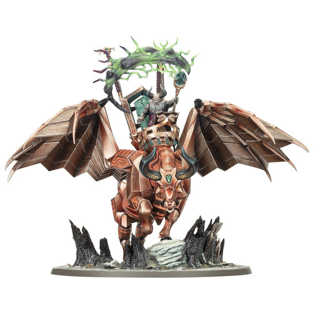 Dit is een afbeelding van het miniatuur Urak Taar The First Daemonsmith - Helsmiths Of Hashut voor het spel Warhammer, te koop bij Tabletop Miniature Wargames spellenwinkel Speldorado in delft