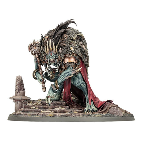 Dit is een afbeelding van het miniatuur Ushoran Mortarch Of Delusion - Flesh Eater Courts voor het spel Warhammer, te koop bij Tabletop Miniature Wargames spellenwinkel Speldorado in delft
