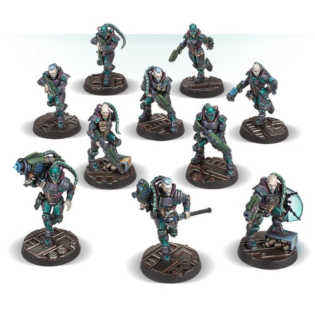 Dit is een foto van het spel Van Saar Gang - Necromunda te koop bij Speldorado Spellenwinkel Delft