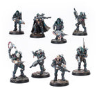 Dit is een foto van het spel Van Saar Tek-Hunters - Necromunda te koop bij Speldorado Spellenwinkel Delft