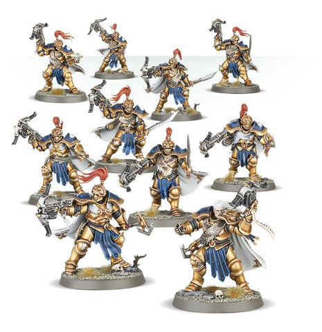 Dit is een afbeelding van het miniatuur Vanguard-Hunters - Stormcast Eternals voor het spel Warhammer, te koop bij Tabletop Miniature Wargames spellenwinkel Speldorado in delft