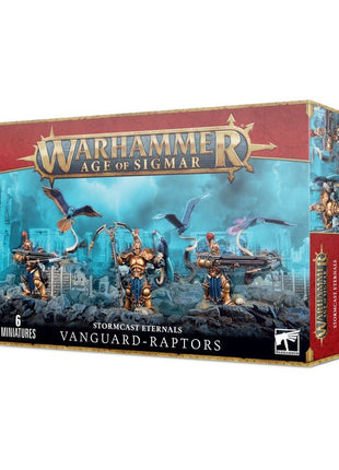 Dit is een afbeelding van het miniatuur Vanguard-Raptors - Stormcast Eternals voor het spel Warhammer, te koop bij Tabletop Miniature Wargames spellenwinkel Speldorado in delft
