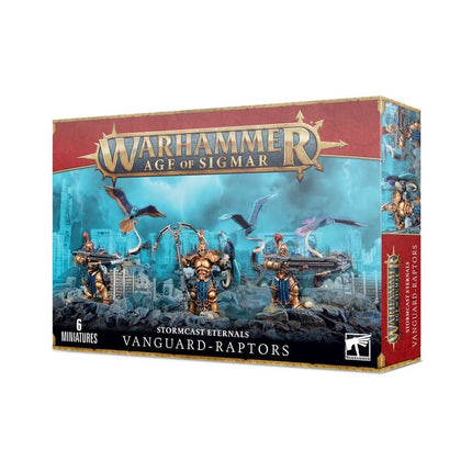 Dit is een afbeelding van het miniatuur Vanguard-Raptors - Stormcast Eternals voor het spel Warhammer, te koop bij Tabletop Miniature Wargames spellenwinkel Speldorado in delft