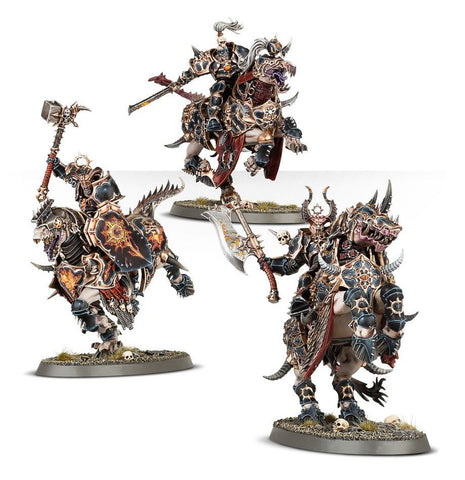 Dit is een afbeelding van het miniatuur Varanguard - Slaves to Darkness voor het spel Warhammer, te koop bij Tabletop Miniature Wargames spellenwinkel Speldorado in delft
