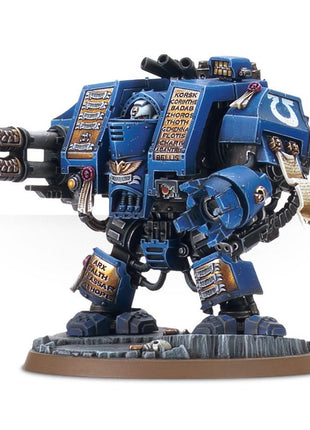 Dit is een afbeelding van het miniatuur Venerable Dreadnought - Space Marines voor het spel Warhammer, te koop bij Tabletop Miniature Wargames spellenwinkel Speldorado in delft