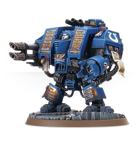 Dit is een afbeelding van het miniatuur Venerable Dreadnought - Space Marines voor het spel Warhammer, te koop bij Tabletop Miniature Wargames spellenwinkel Speldorado in delft