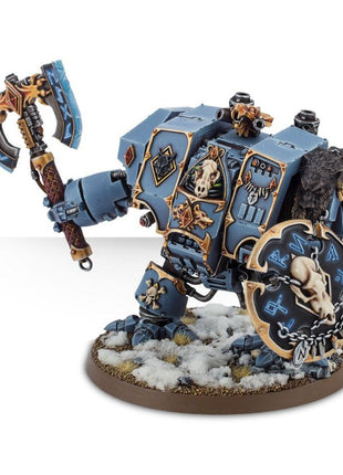 Dit is een afbeelding van het miniatuur Venerable Dreadnought - Space Wolves voor het spel Warhammer, te koop bij Tabletop Miniature Wargames spellenwinkel Speldorado in delft