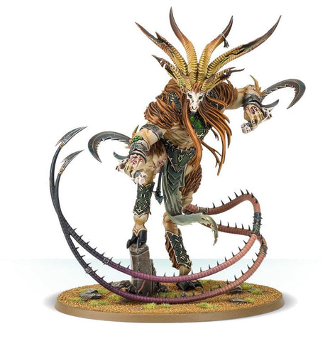 Dit is een afbeelding van het miniatuur Verminlord Corruptor - Skaven voor het spel Warhammer, te koop bij Tabletop Miniature Wargames spellenwinkel Speldorado in delft