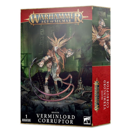 Dit is een afbeelding van het miniatuur Verminlord Corruptor - Skaven voor het spel Warhammer, te koop bij Tabletop Miniature Wargames spellenwinkel Speldorado in delft