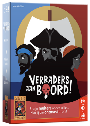 Verraders aan Boord! – strategisch bordspel – 3 tot 8 spelers