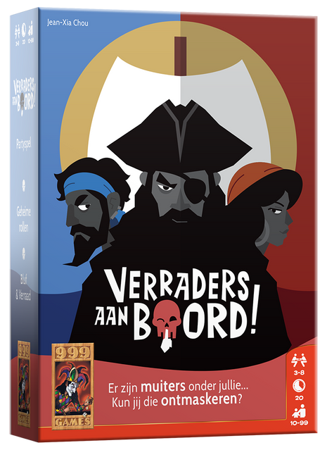 Verraders aan Boord! – strategisch bordspel – 3 tot 8 spelers