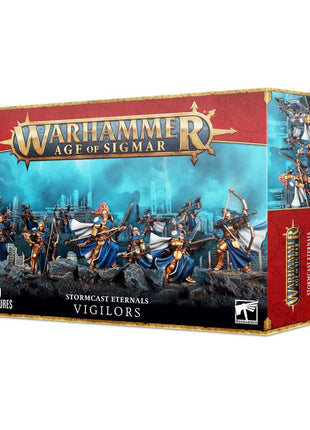 Dit is een afbeelding van het miniatuur Vigilors - Stormcast Eternals voor het spel Warhammer, te koop bij Tabletop Miniature Wargames spellenwinkel Speldorado in delft
