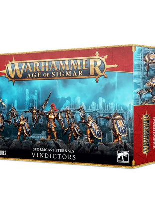 Dit is een afbeelding van het miniatuur Vindictors - Stormcast Eternals voor het spel Warhammer, te koop bij Tabletop Miniature Wargames spellenwinkel Speldorado in delft