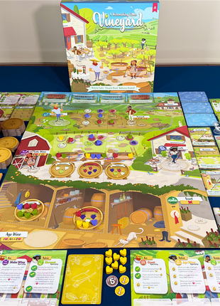 Vineyard A Winemaking Game – strategisch bordspel – 1 tot 4 spelers