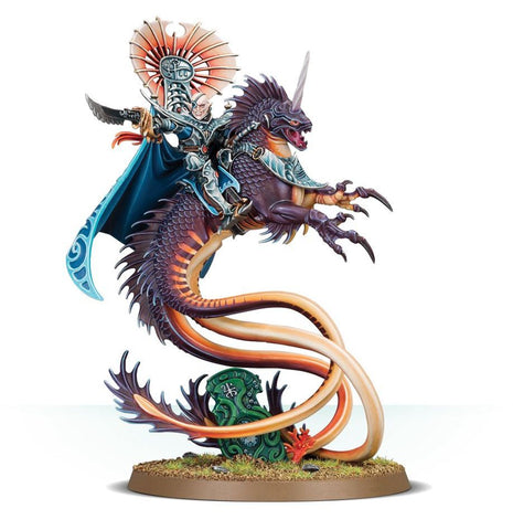 Dit is een afbeelding van het miniatuur Volturnos High King Of The Deep - Idoneth Deepkin voor het spel Warhammer, te koop bij Tabletop Miniature Wargames spellenwinkel Speldorado in delft