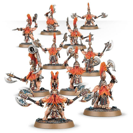 Dit is een foto van het spel Vulkite Berzerkers - Fyreslayers te koop bij Speldorado Spellenwinkel Delft