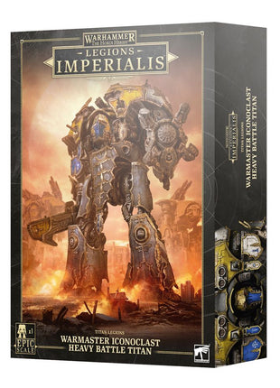 Games Workshop Warmaster Iconoclast Heavy Battle Titan - paints + Tools - Astartes