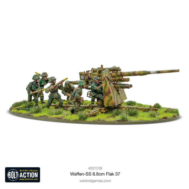 Dit is een foto van het spel Waffen-SS 8.8cm Flak 37 te koop bij Speldorado Spellenwinkel Delft
