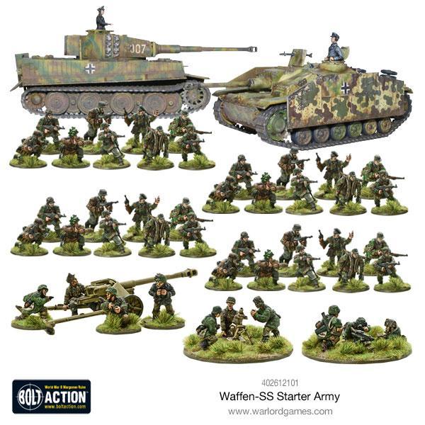 Dit is een foto van het spel Waffen SS Starter Army te koop bij Speldorado Spellenwinkel Delft