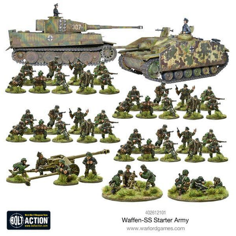 Dit is een foto van het spel Waffen SS Starter Army te koop bij Speldorado Spellenwinkel Delft