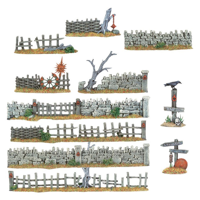 Dit is een foto van het spel Walls And Fences - Old World te koop bij Speldorado Spellenwinkel Delft