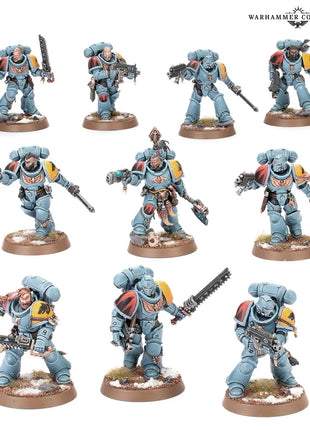 Dit is een afbeelding van het miniatuur grey hunters - space wolves: voor het spel Warhammer, te koop bij Tabletop Miniature Wargames spellenwinkel Speldorado in delft