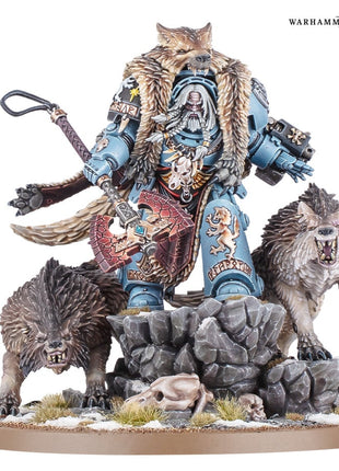 Dit is een afbeelding van het miniatuur logan grimnar - space wolves voor het spel Warhammer, te koop bij Tabletop Miniature Wargames spellenwinkel Speldorado in delft