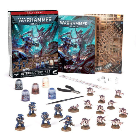 Dit is een afbeelding van het miniatuur Warhammer 40000 Introductory Set (Eng) - Warhammer 40,000 voor het spel Warhammer, te koop bij Tabletop Miniature Wargames spellenwinkel Speldorado in delft